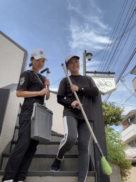 清掃女子の1日