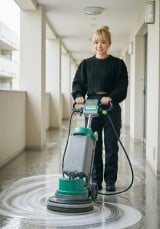清掃女子
